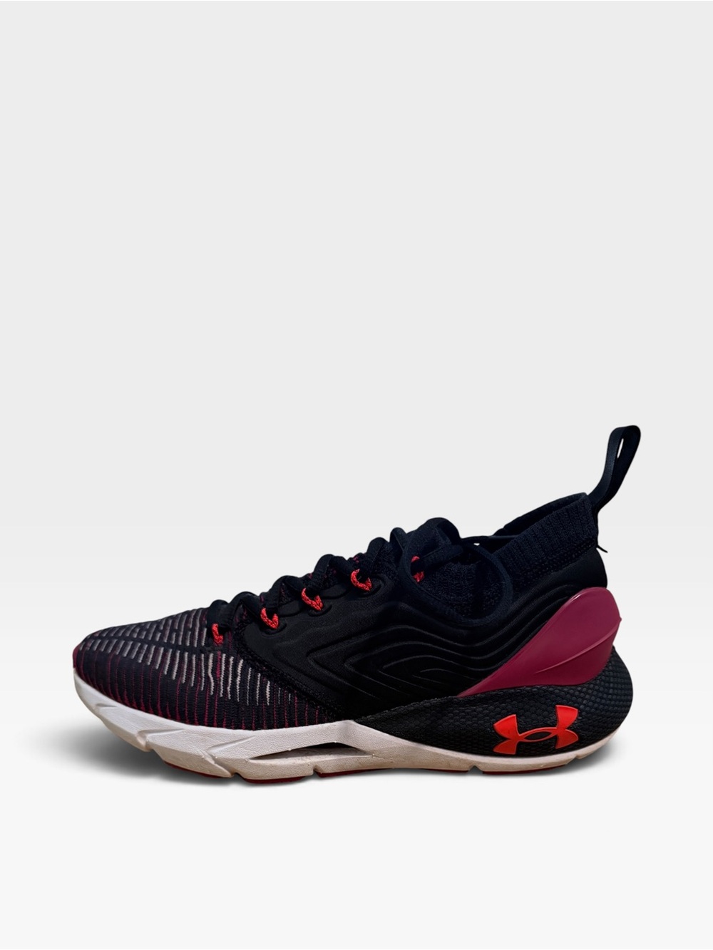 Under Armour HOVR Phantom 2 IntelliKnit Running Shoes Black Wildflower Sz 10